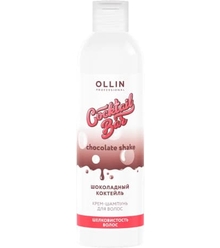 Ollin Professional Cocktail Bar Крем-шампунь "Шоколадный коктейль" Шелковистость волос, 400 мл