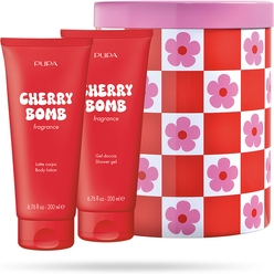 Набор: Гель для душа Cherry Bomb Fragrance, 200 мл и Лосьон для тела Cherry Bomb Fragrance, 200 мл