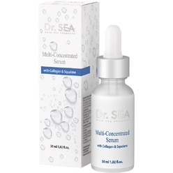 Мульти-концентрированная сыворотка с коллагеном и скваленом Multi-Concentrated Collagan & Squalane Serum, 30 мл