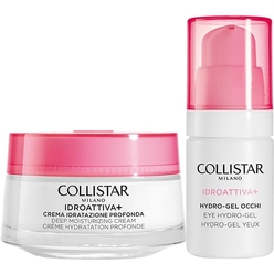 Набор косметический Idroattiva+ (Глубокоувлажняющий крем для лица Idroattiva+/Deep Moisturizing Cream, 50 мл + Гидрогель для кожи вокруг глаз, 15 мл)