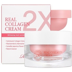Крем-сыворотка с коллагеном 2x Real Collagen Cream, 50 мл + 50 мл