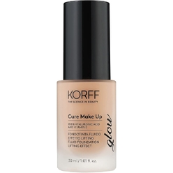 Тональный флюид с лифтинг эффектом, придающий коже сияние Cure Make Up Fluid Foundation Lifting Effect Glow