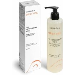 Pharmalife Research Aspersina Daily Use Gel Detergente Viso Гель очищающий, восстанавливающий для всех типов кожи с муцином улитки, миндальной кислотой и пребиотиками