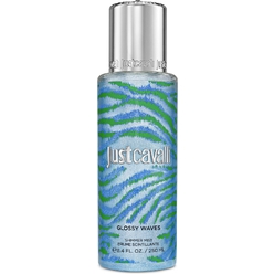 Парфюмированный мист для тела с эффектом мерцания Just Cavalli Glossy Waves, 250 мл