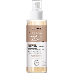 Сухое масло для лица, тела и волос с ароматом бобов тонка Solinotes Tonka Bean Dry Oil, 100 мл