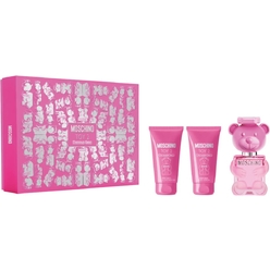 Набор парфюмерно-косметический Moschino Toy 2 Bubble Gum (Туалетная вода 50 мл + Лосьон для тела парфюмированный 50 мл+ Гель для ванны и душа парфюмированный 50 мл)