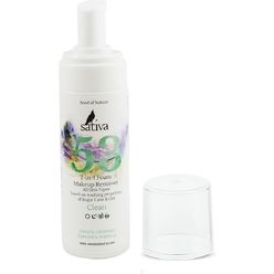 Пенка 2 в 1 для очищения и снятия макияжа для всех типов кожи Foam Makeup Remover №53, 165 мл