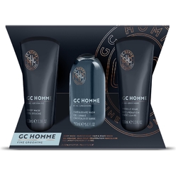 Косметический набор GC Homme Fine Grooming( Гель для душа Body Wash 100 мл+ Шампунь для волос и бороды Hair & Beard Wash 150 мл+ Пена для ванны Muscle Soak 100 мл)