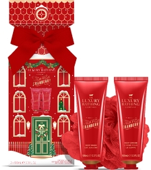 Косметический набор Wild Fig & Cranberry (Гель для душа Body Wash, 100 мл + Крем для тела Body Cream, 100 мл + Мочалка Body Polisher)