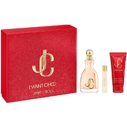 JIMMY CHOO Набор Парфюмерная вода I WANT CHOO 100 мл+7,5 мл+100 мл лосьон д/тела