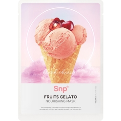 Маска тканевая для лица питательная, черная вишня Fruits Gelato, 25 мл