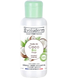 Масло для лица, тела и волос органическое Кокос Organic Virgin Coconut Oil Face Body Hair / Huile de Coco Bio Vierge, 100 мл