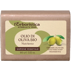 Мыло туалетное твердое питательное с оливковым маслом L'Erboristica Vegetable Soap, 100 г