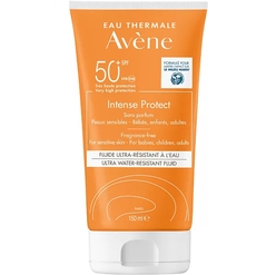 Ультра-водостойкий солнцезащитный флюид Avene Intense Protect SPF50+, 150 мл
