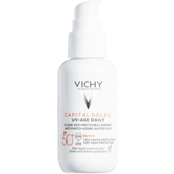 Флюид Capital Soleil для лица при признаках фотостарения UV-AGE DAILY SPF 50+, 40 мл