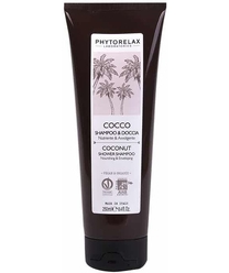 Шампунь и гель для душа питательный с маслом кокоса Laboratories Coconut Shower Shampoo Nourishing & Enveloping 2 в1, 250 мл