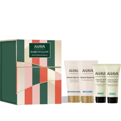 Набор косметический (Увлажняющая крем-маска Hydration Cream Mask 15мл+Крем для лица 24/7 Hyaluronic Acid 24/7 Cream 15мл+Минеральный крем для рук Mineral Hand Cream 40мл+Минеральный гель для душа Mineral Shower Gel 40мл)