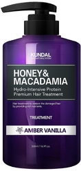 Кондиционер для волос KUNDAL HONEY & MACADAMIA HAIR TREATMENT AMBER VANILLA, 500 мл