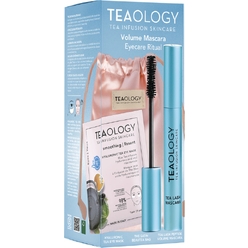 Набор косметический(Тушь для ресниц объёмная Tea Lash Peptide Volume Mascara, 9,5 мл+Увлажняюшая, разглаживающая целлюлозная маска для кожи вокруг глаз Hyaluronic Tea Eye Mask,1 пара, 5мл)