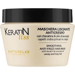 Phytorelax Маска для волос разглаживающая LABORATORIES KERATIN LISS SMOOTHING ANTI-FRIZZ HAIR MASK, 250 мл
