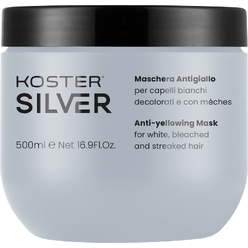 Маска против желтизны для седых, осветленных и мелированных волос Silver Anti-Yellowing Mask, 500 мл