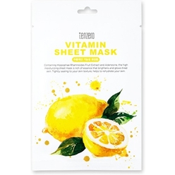 Увлажняющая тканевая маска для сияния кожи лица Tenzero Vitamin Sheet Mask, 25 мл