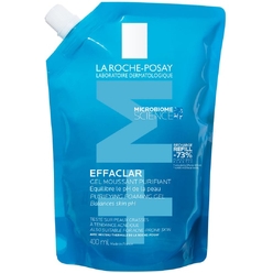 LA ROCHE-POSAY EFFACLAR Гель очищающий пенящийся для чувствительной жирной кожи лица и тела, 400 мл