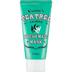 Успокаивающая ночная маска для лица A'pieu Fresh Mate Tea Tree Mask (Soothing), 50 мл