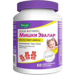 Бэби Формула Мишки Мультивитамины, жевательные пастилки 2,0 г