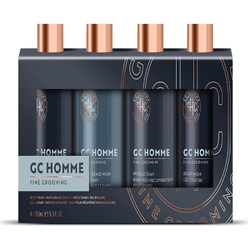 Косметический набор GC Homme Fine Grooming( Гель для душа Body Wash 100 мл+ Шампунь для волос и бороды Hair & Beard Wash 150 мл+ Пена для ванны Muscle Soak 100 мл)