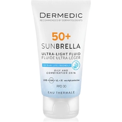 DERMEDIC SUNBRELLA Ультралегкий флюид SPF 50+ для жирной и комбинированной кожи, 40 мл