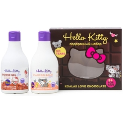 Набор косметический Hello Kitty Koalas Love Chocolate(шампунь-бальзам My Little Koala с экстрактом зародышей пшеницы, 250 мл + детский гель для купания Chocolate Love c экстрактом алоэ, 250  мл)