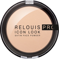 Пудра компактная Relouis Pro Icon Look Satin Face Powder