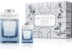 Набор парфюмерный Bvlgari Man Glacial Essence (Парфюмерная вода, 100 мл+Парфюмерная вода, 15 мл)