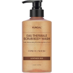 Гель-Скраб для душа увлажняющий Eau Thermale Scrub Body Wash Leather Iris, 500 мл