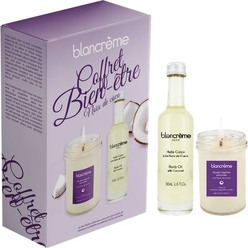 Набор: Масло для тела Body Oil With Coconut, 50 мл + Свеча ароматическая Coconut 80 г