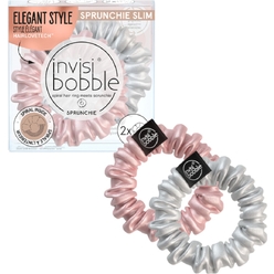 Резинка-браслет для волос Sprunchie Slim Bella Chrome, 2 шт