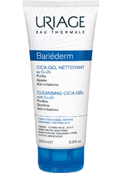 Цика-гель Bariederm Cica-Gel Nettoyant au Cu-Zn очищающий, 200 мл