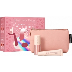 Набор косметический (Бальзам для объема губ Plump My Lips Volumising lip balm тон 112, 10 мл+Губная помада с гиалуроновой кислотой Boost My Lips, тон 151, 5 мл+Сумка для парфюмерно-косметической продукции)