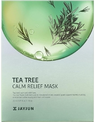 Успокаивающая тканевая маска для упругости кожи лица Tea Tree Calm Relief Mask