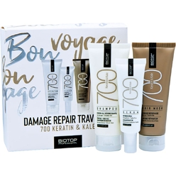 Набор для ухода за волосами Biotop Professional 700 Keratin Travel Kit(Шампунь д/поврежд.волос Biotop Professional 700 Keratin Shampoo,75 мл,Маска д/сильно поврежд. волос Biotop Professional 700 Keratin Hair Mask,75 мл,Восст.сыворотка д/волос Biotop