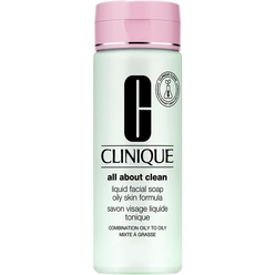 Сильнодействующее жидкое мыло для жирной кожи Clinique All About Clean Liquid Facial Soap - Oily Skin Formula, 200 мл