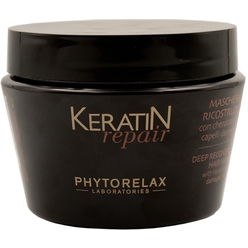 Phytorelax Маска для волос с кератином восстанавливающая LABORATORIES KERATIN DEEP RECONSTRUCTOR HAIR MASK, 250 мл