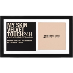 Компактная тональная водостойкая крем-пудра для лица My Skin Velvet Touch 24H SPF20