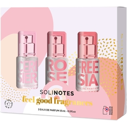 Набор парфюмерный (Парфюмерная вода Solinotes Fleur De Cerisier, 15мл + Парфюмерная вода Solinotes Rose, 15мл + Парфюмерная вода Solinotes Freesia, 15 мл)
