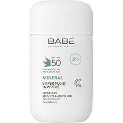 LABORATORIOS BABE Минеральный солнцезащитный суперфлюид для лица SPF50 для чувствительной и атопической кожи,50мл