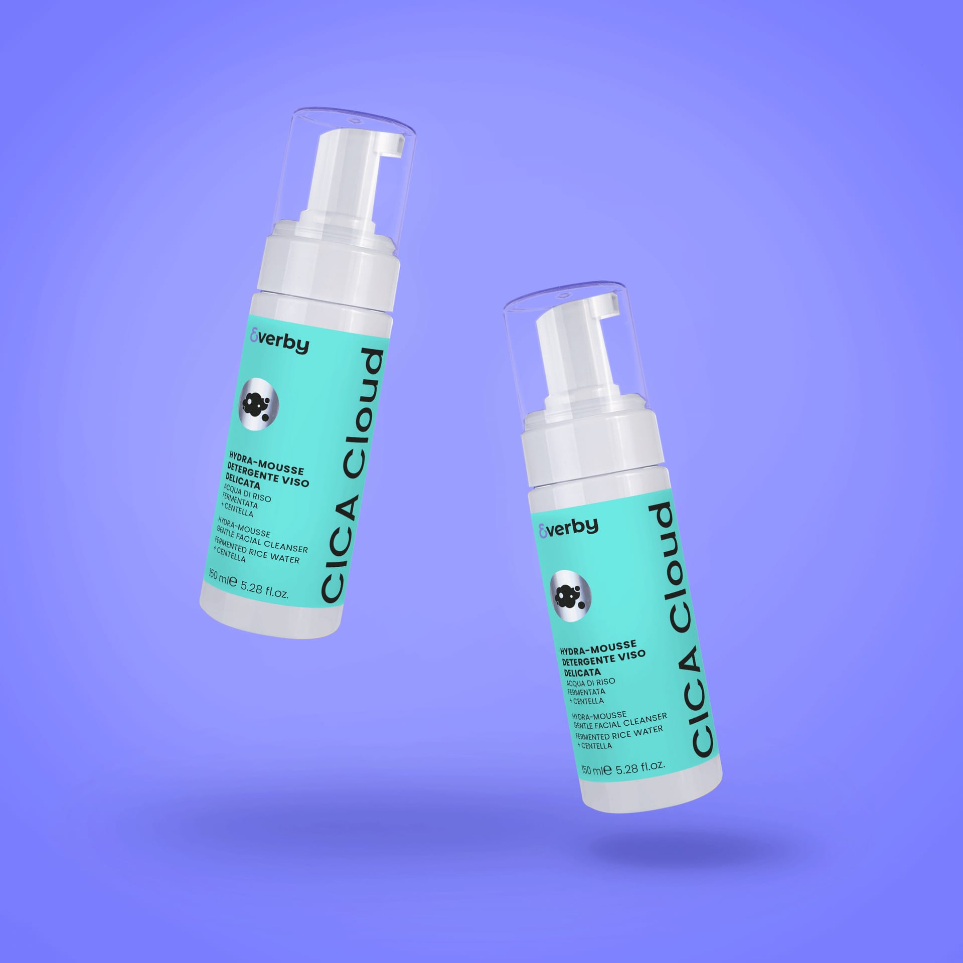 Мягкий очищающий мусс для умывания Everby Cica Cloud Hydra-Mousse Gentle Facial Cleanser, 150 мл - фото 3