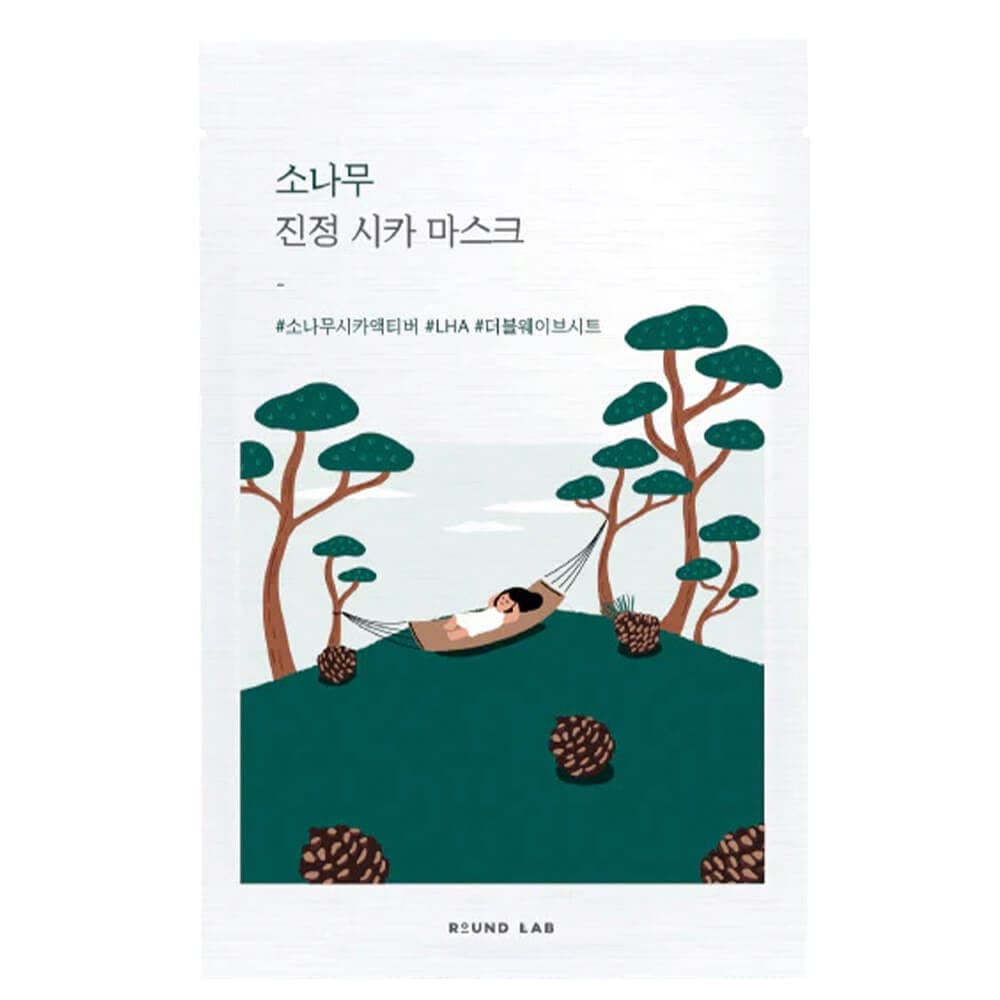 Успокаивающая тканевая маска для лица Pine Calming Cica Mask, 27 мл