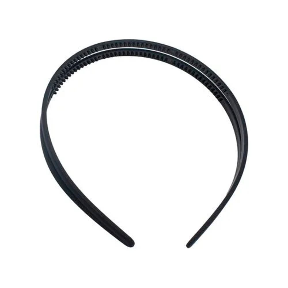 Обруч для волос черный матовый Headband Black Matte Finish