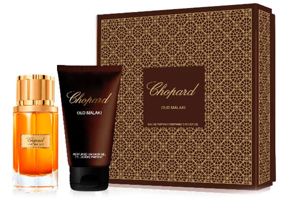 Парфюмерно-косметический набор Chopard Oud Malaki (Парфюмерная вода, 80 мл+Гель для душа парфюмированный, 150 мл)
